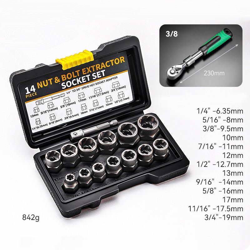 BoltXtract™ – Schrauben- und Bolzen-Entferner-Set