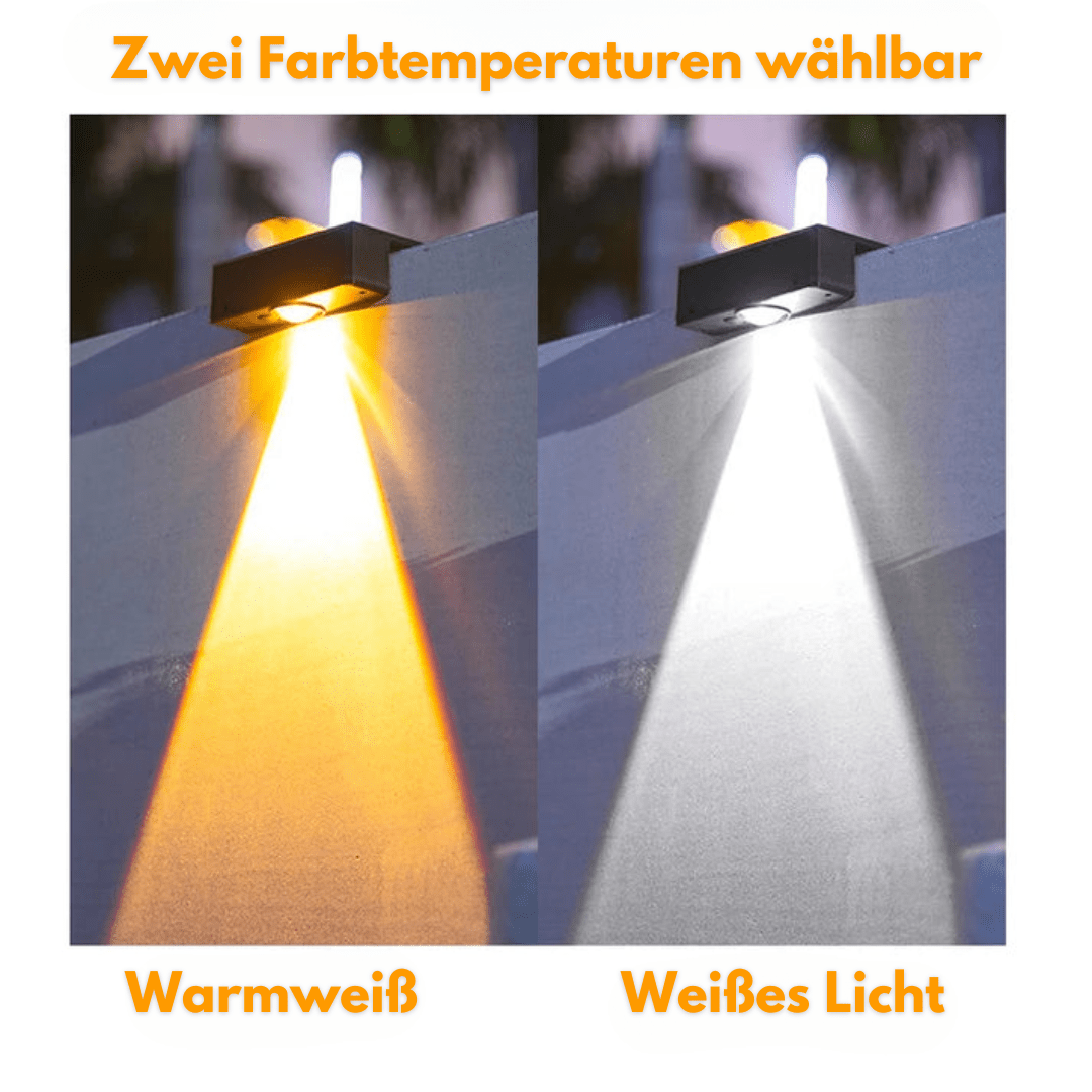 Solar Wandbeleuchtung für Außenbereiche