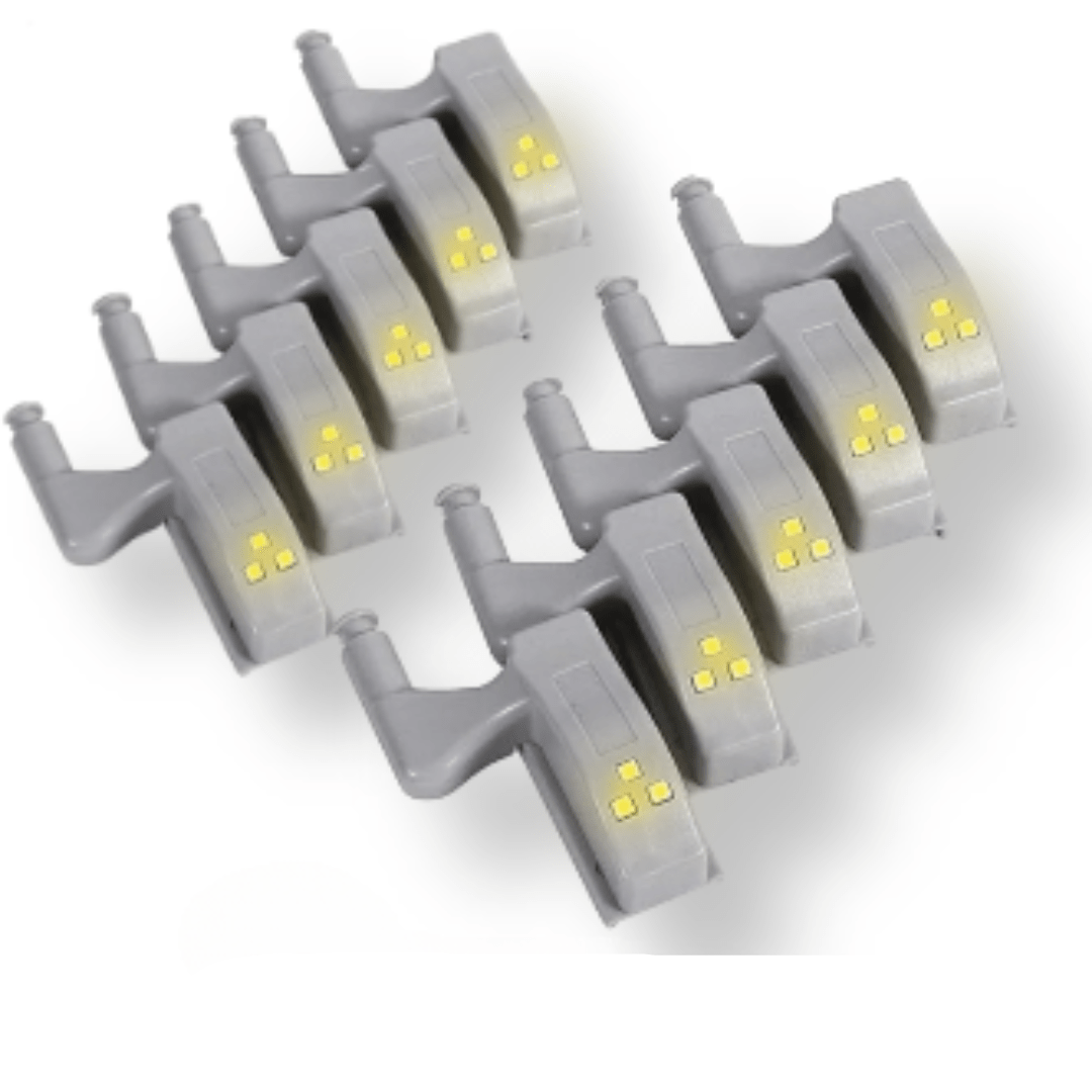 LED-Beleuchtung für Schränke mit Türscharnier-Sensor