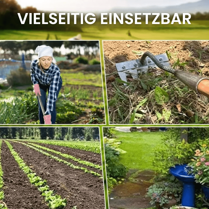 Multifunktionales Gartenwerkzeug zur Bodenpflege | PRONGSPRO