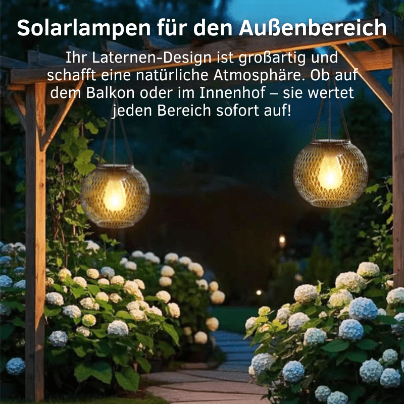 LumaGlow™ – Solar-Hängelampe Outdoor
