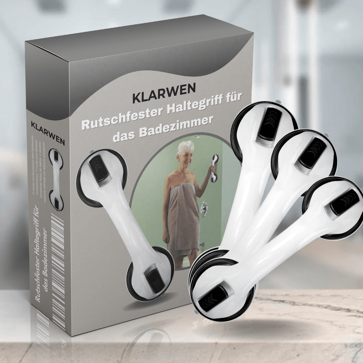 Rutschfester Haltegriff für das Badezimmer – Kaufen Sie 1, Erhalten Sie 3!