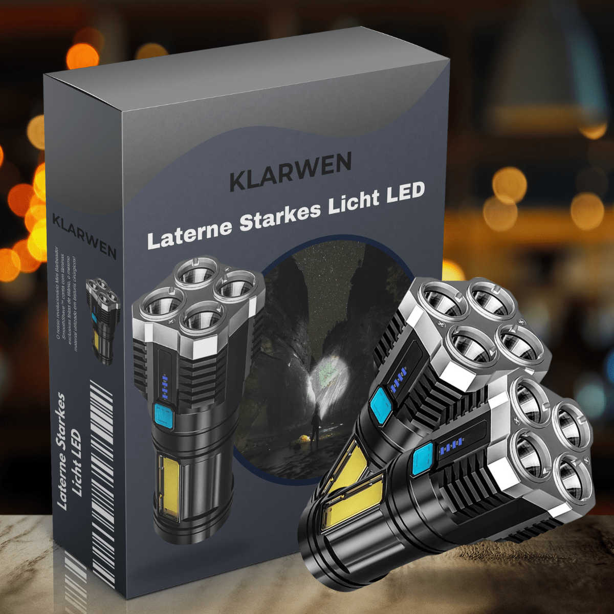 Laterne Starkes Licht LED – Kaufen Sie 1, Erhalten Sie 2!