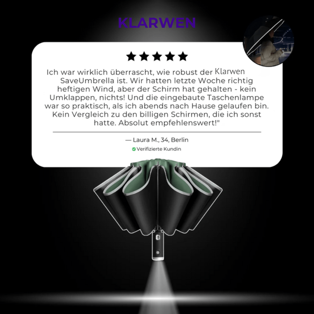 SaveUmbrella™ 2.0 - Premium Regenschirm - Das Original
