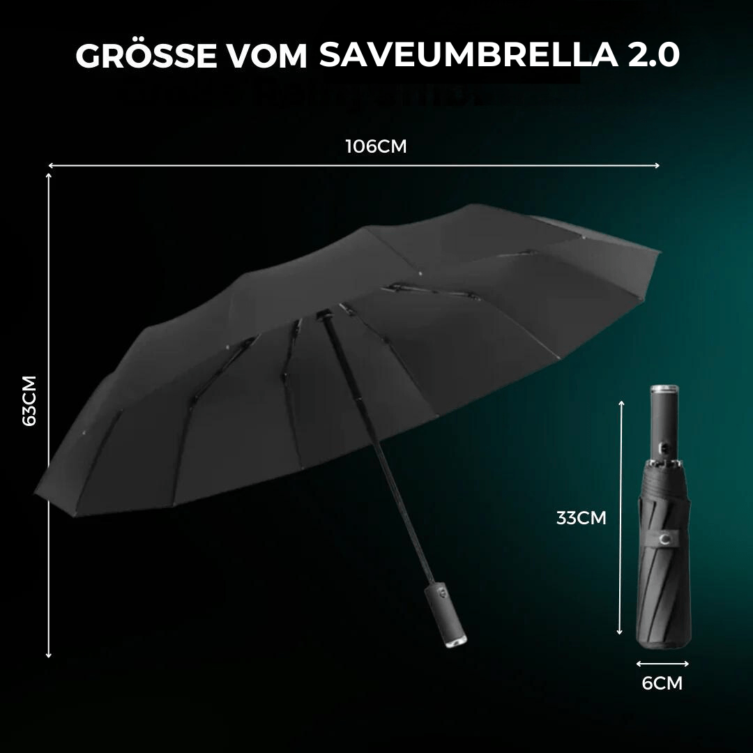 SaveUmbrella™ 2.0 - Premium Regenschirm - Das Original
