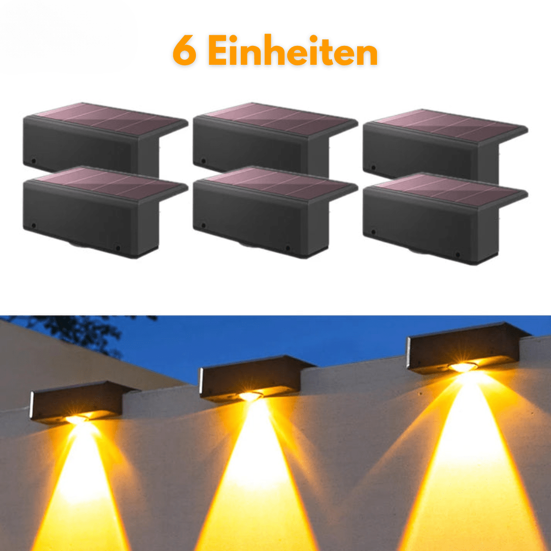Solar Wandbeleuchtung für Außenbereiche