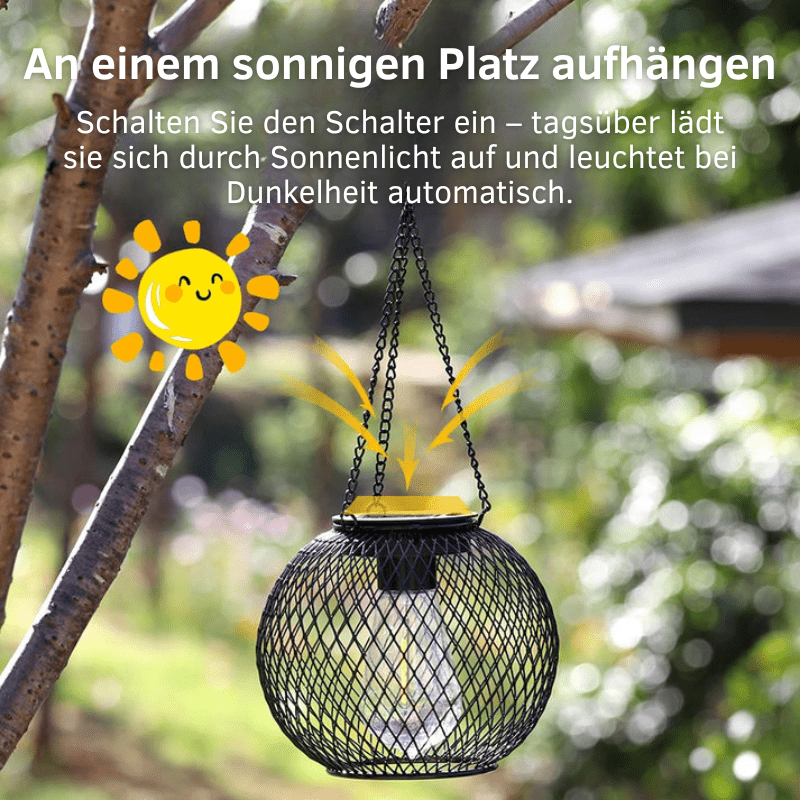 LumaGlow™ – Solar-Hängelampe Outdoor