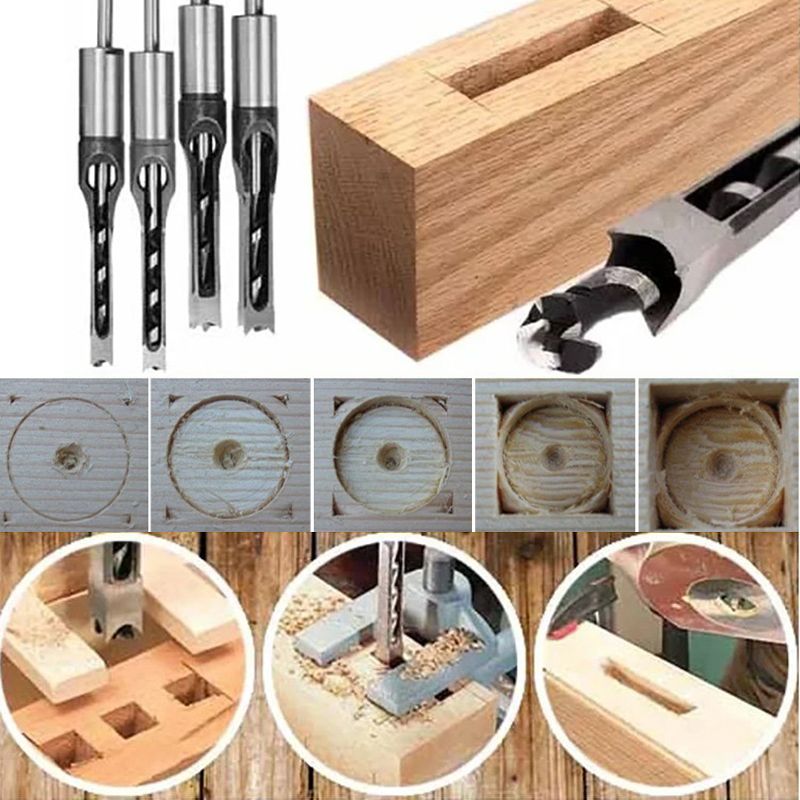 QuadraBit – Vierkant-Holzbohrer Set