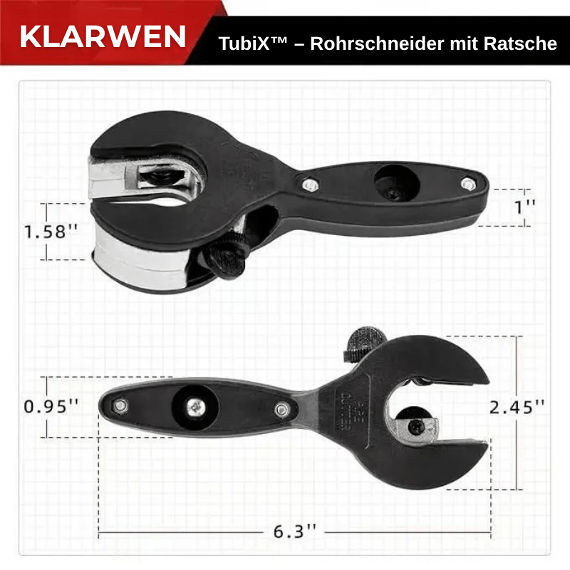 TubiX™ – Rohrschneider mit Ratsche