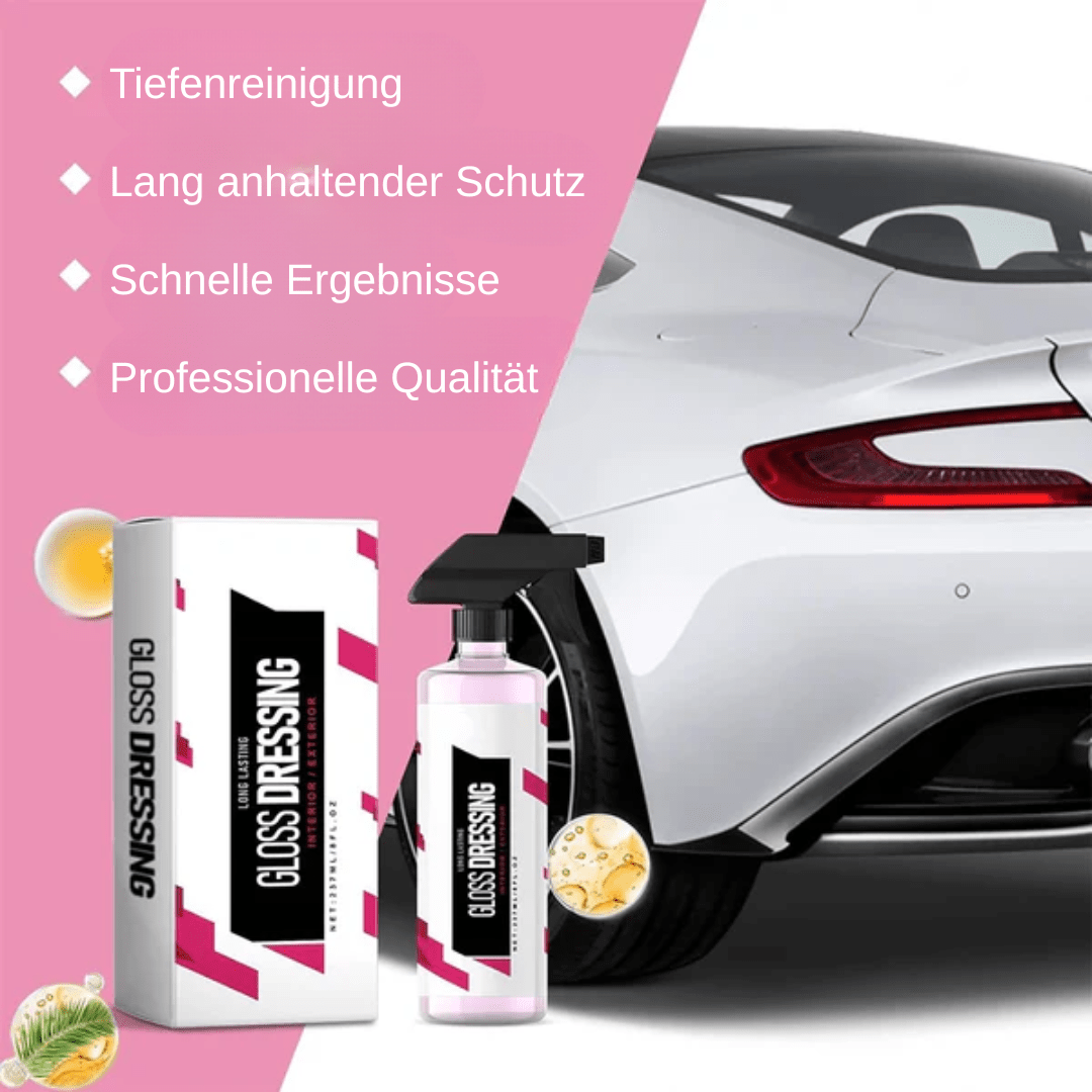 Gloss Dressing™ – Kunststoff- & Gummipflege