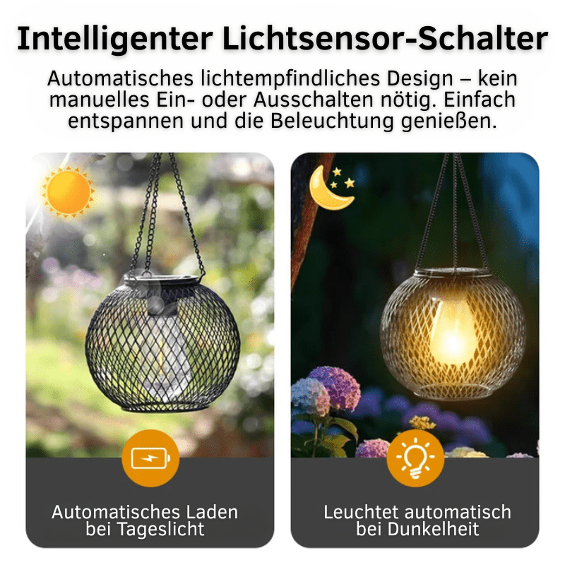 LumaGlow™ – Solar-Hängelampe Outdoor