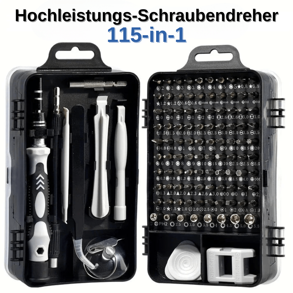 Präzisions-Schraubendreher Set 115 in 1