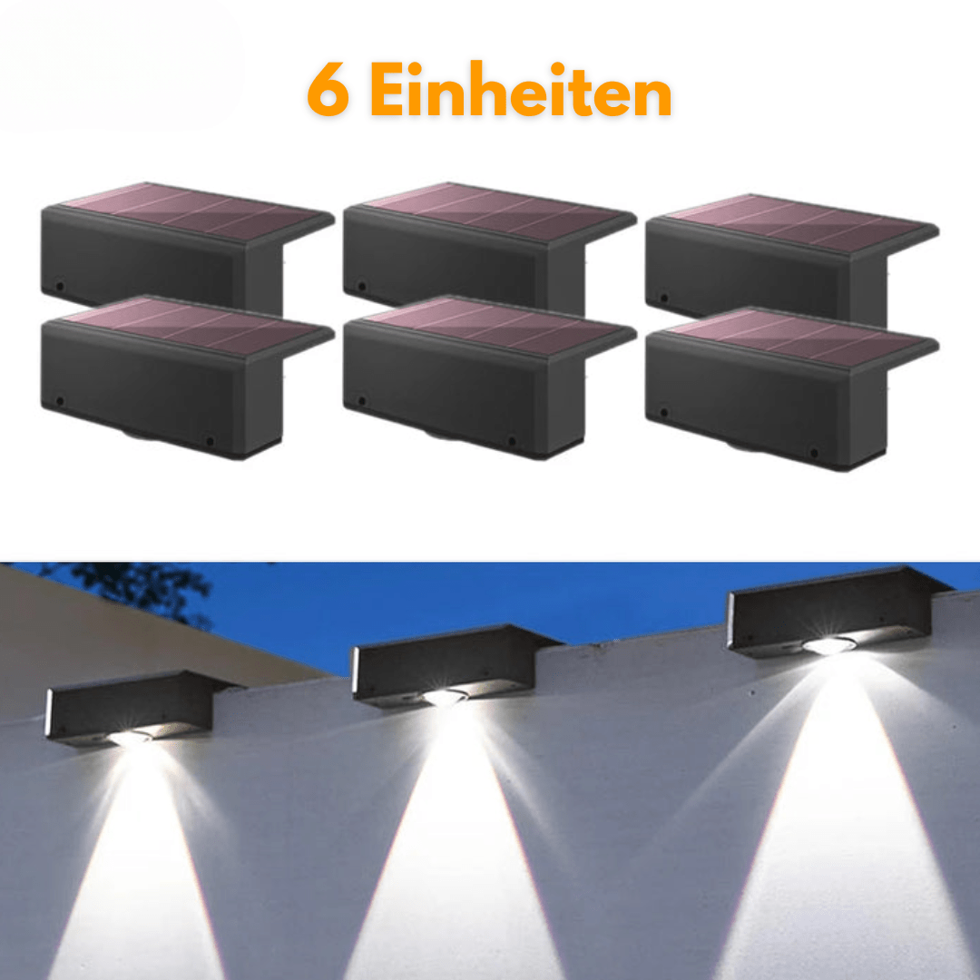 Solar Wandbeleuchtung für Außenbereiche