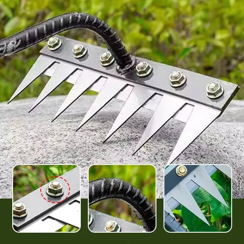 Multifunktionales Gartenwerkzeug zur Bodenpflege | PRONGSPRO
