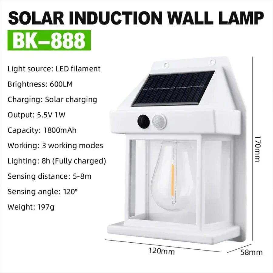 SOLAR-WANDLEUCHTE