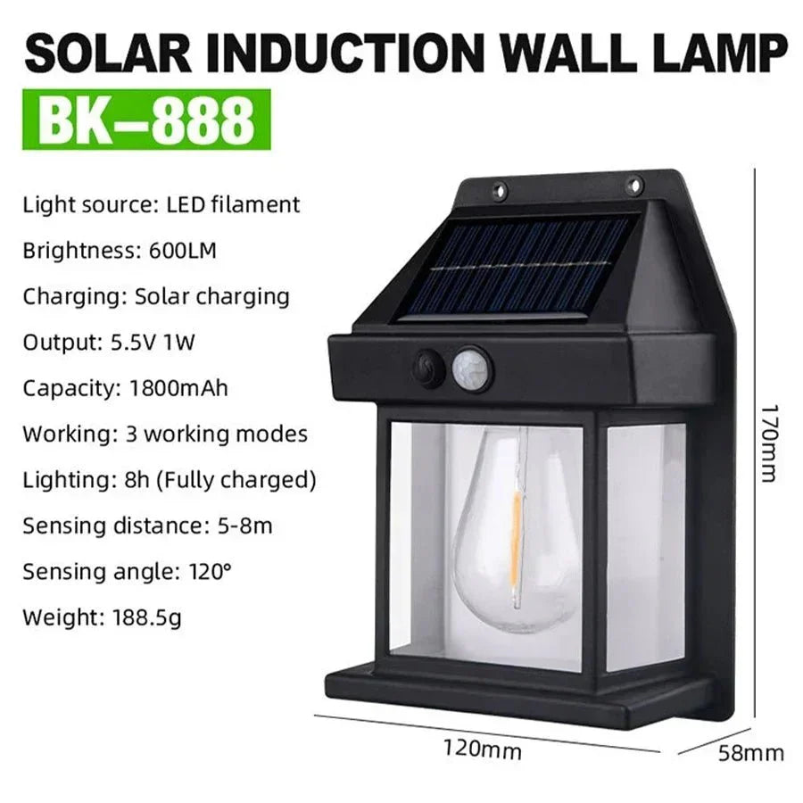 SOLAR-WANDLEUCHTE