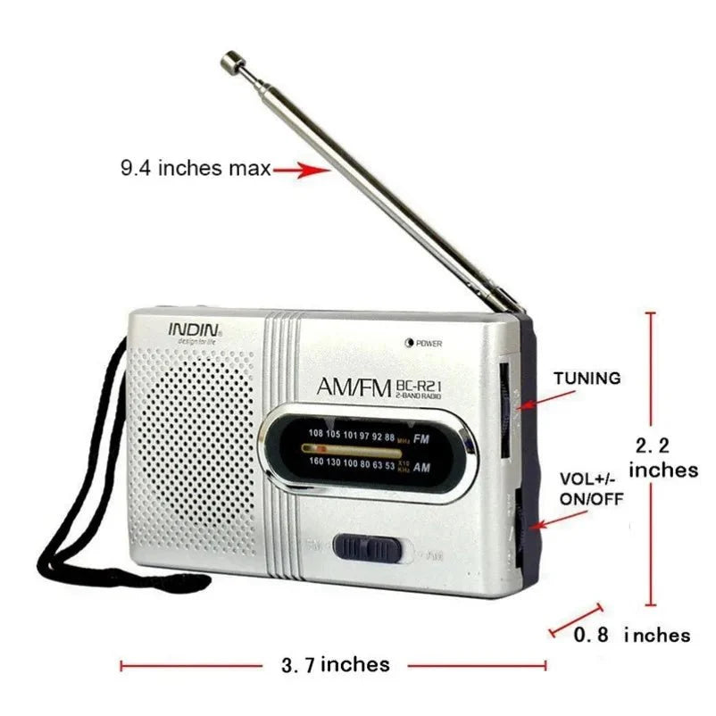 NotRadio™ – Tragbares AM/FM-Batterieradio