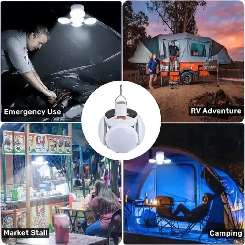Faltbare 2-in-1 Solarlampe FOLDGLAZE
