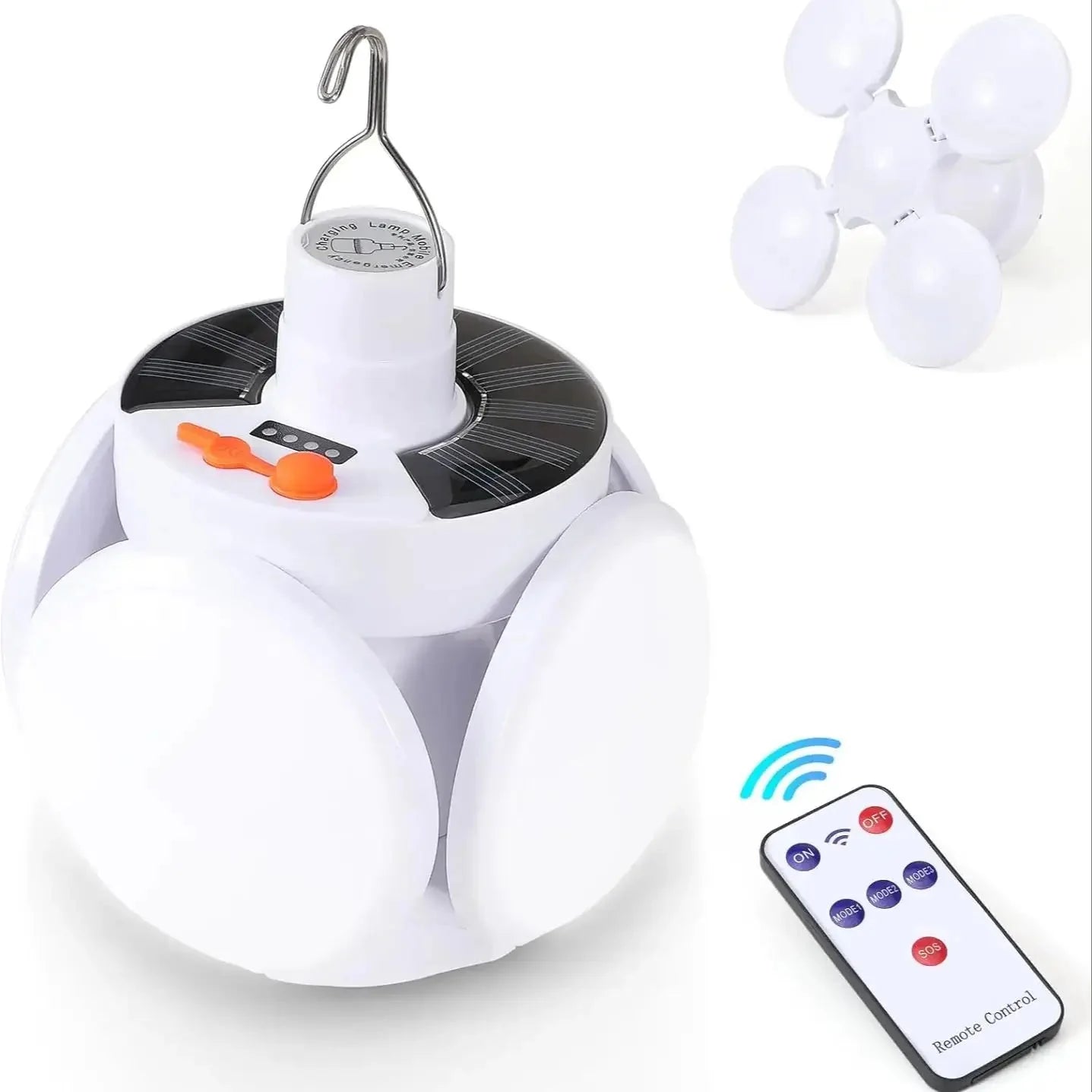 Faltbare 2-in-1 Solarlampe FOLDGLAZE