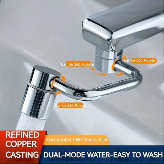 FlexiJet™ – 1440° Drehbarer Wasserhahnaufsatz mit 2 Strahlarten