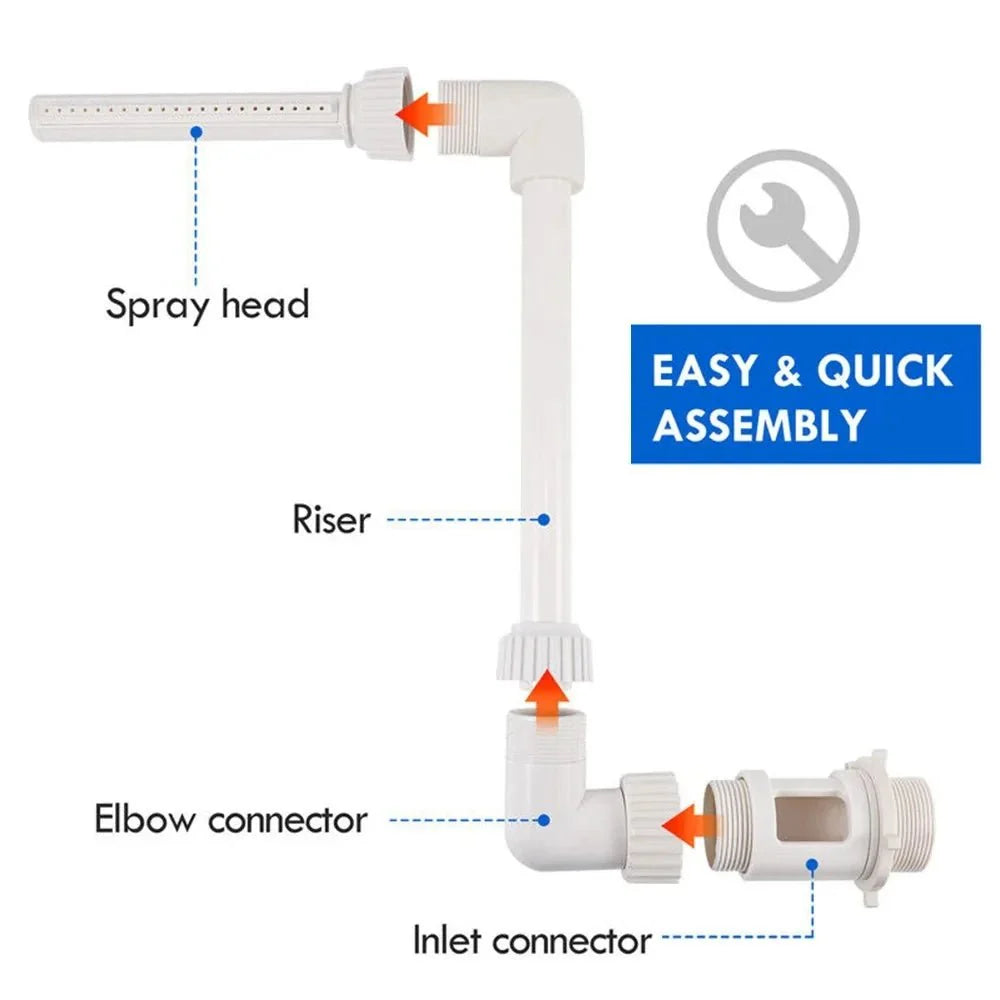 HydroJet™ – Poolbrunnen für Rücklaufdüse