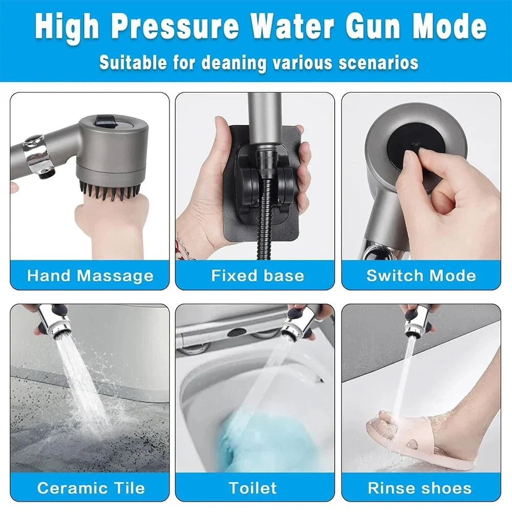 HydroSpa™ – Handbrause mit Filter & Hochdruck-Massage