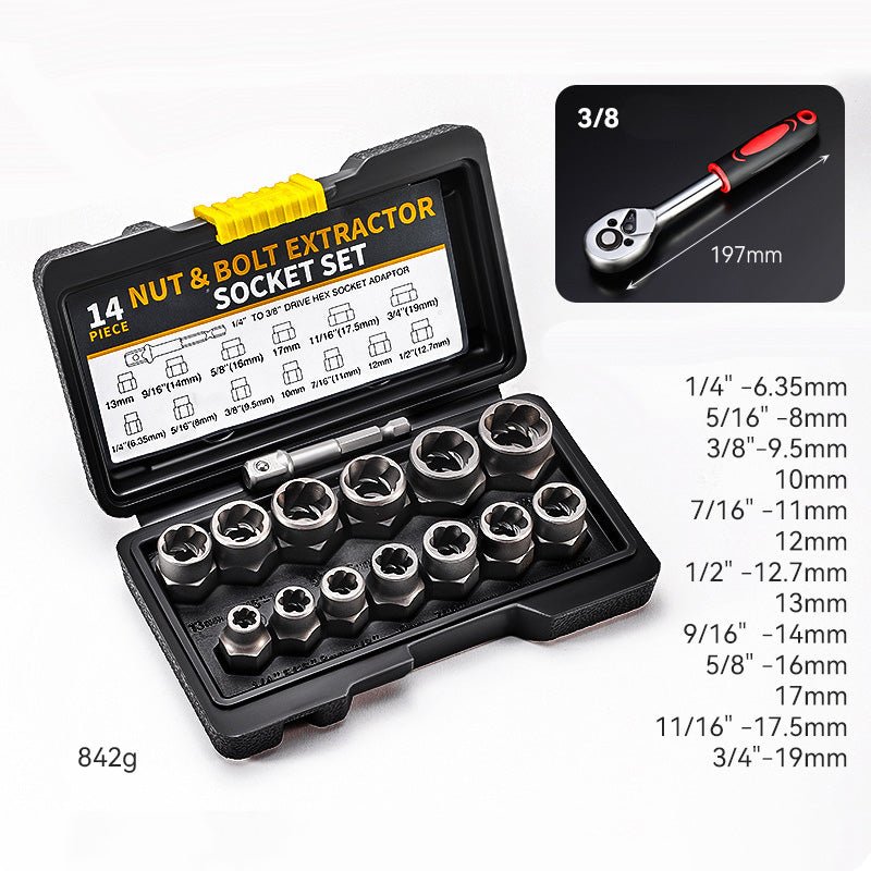 BoltXtract™ – Schrauben- und Bolzen-Entferner-Set