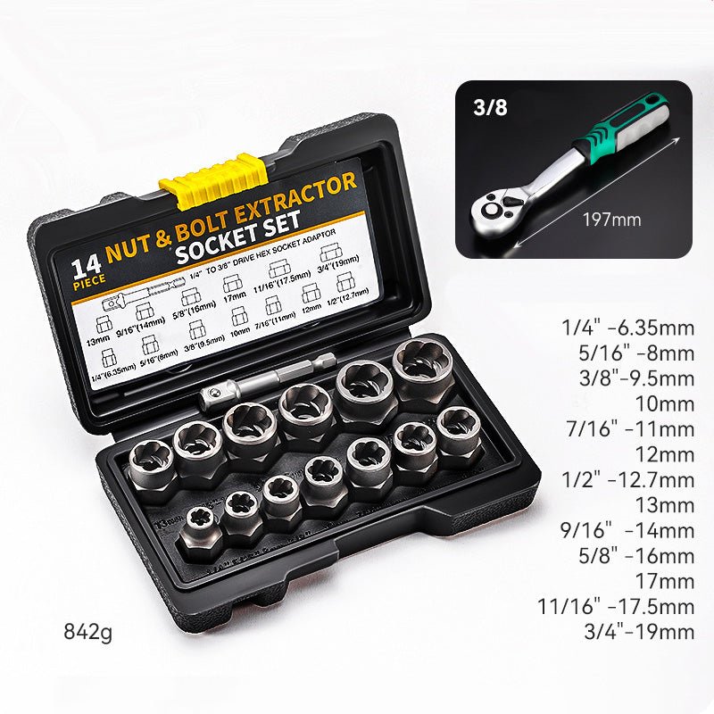 BoltXtract™ – Schrauben- und Bolzen-Entferner-Set