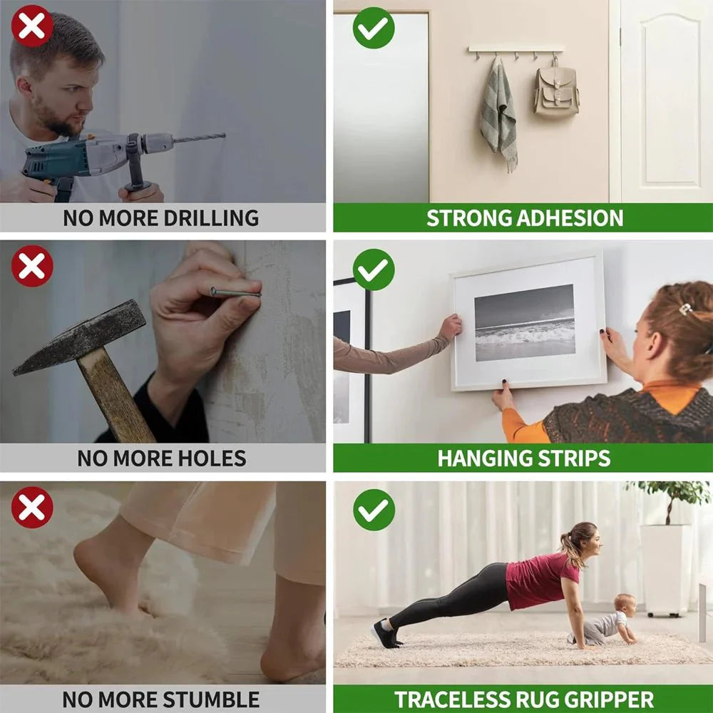 StickFix™ – Wiederverwendbares Nano-Klebeband