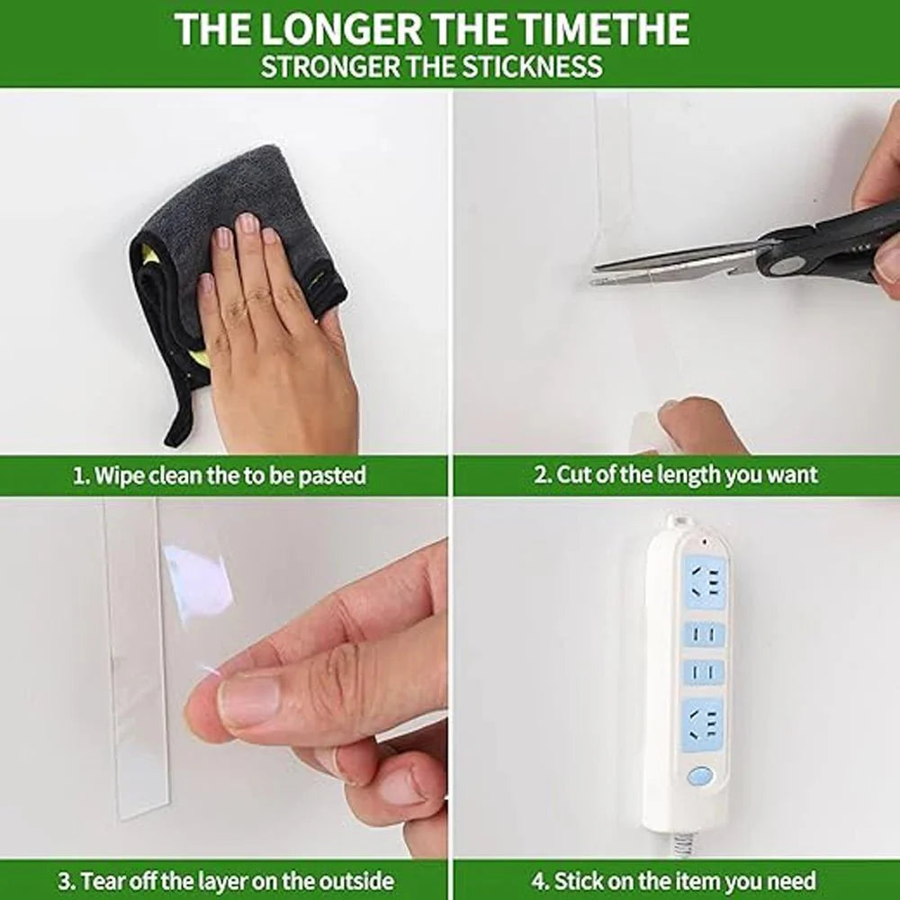 StickFix™ – Wiederverwendbares Nano-Klebeband