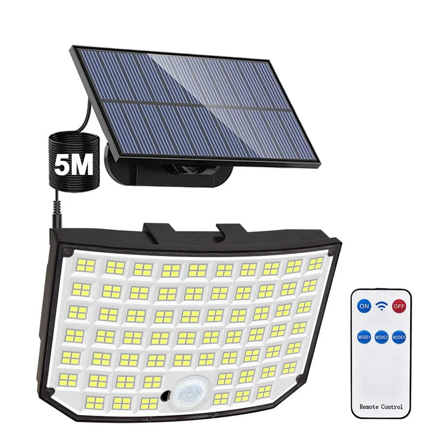 TriLux™ – Dreifach-Solarstrahler mit Bewegungsmelder