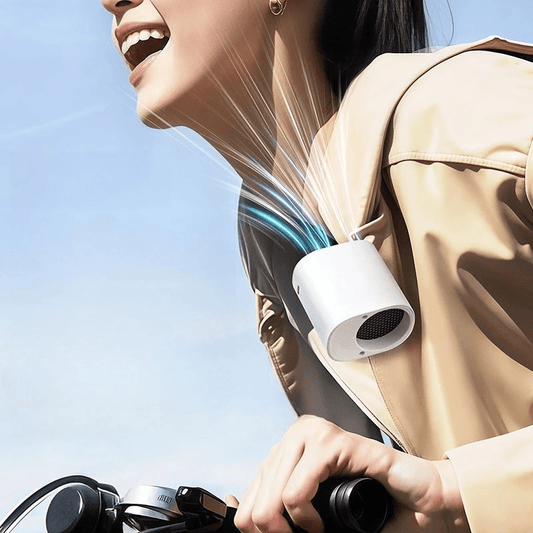 WindFlex™ – 360° USB-Ventilator mit Clip & 100 Windstufen